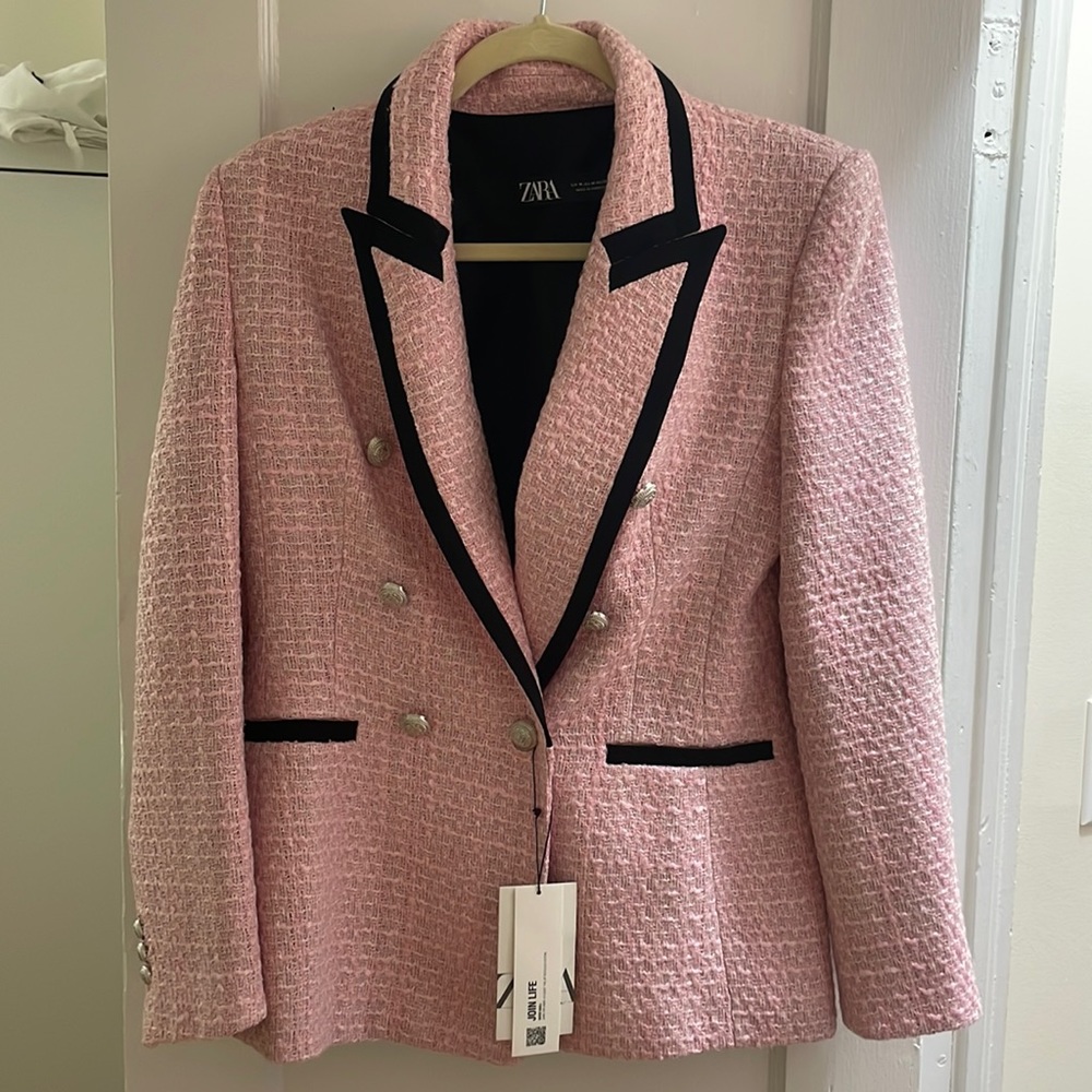 Pink spring blazer